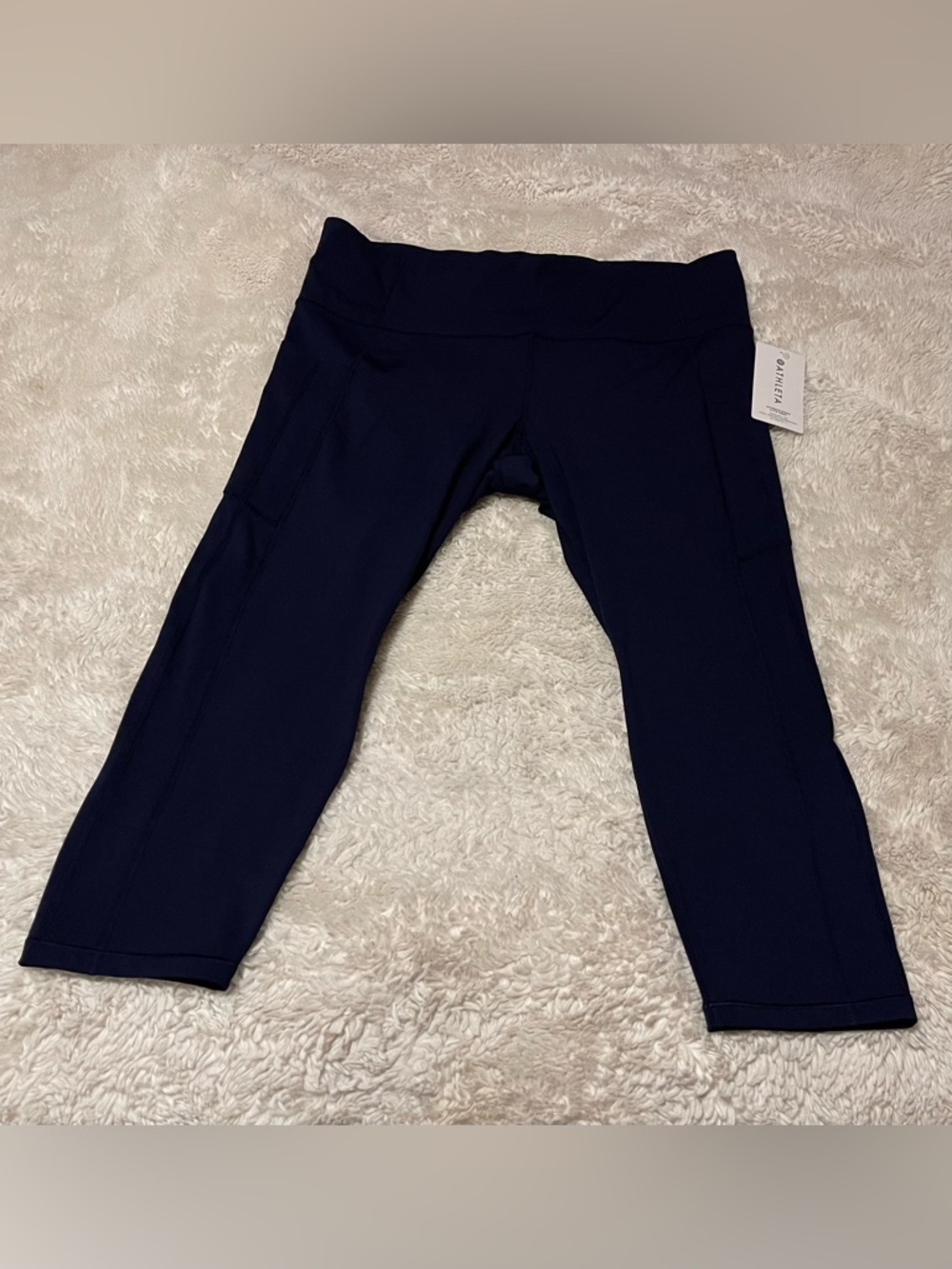 Athleta NWT Women's Ultimate Stash 7/8 Tight Navy Size 2x